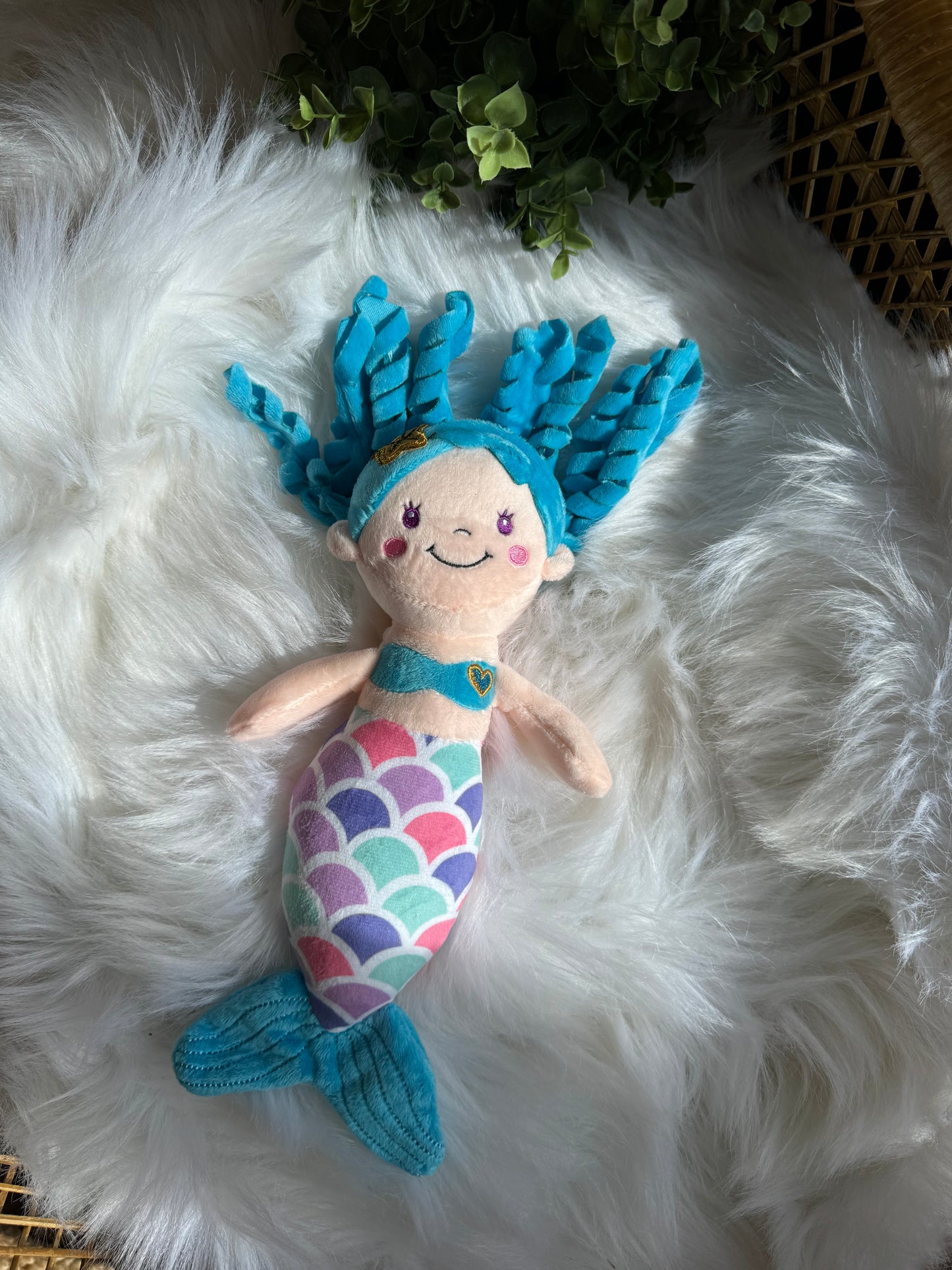 Plush Toy - Mini Mermaid Blue