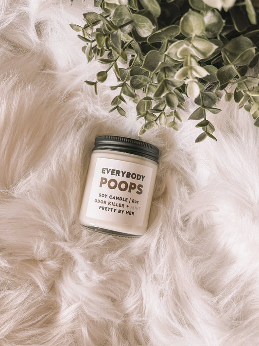 Pretty By Her Soy Candle - Everybody Poops