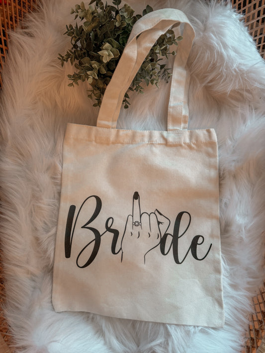 Canvas Tote Bag - Bride