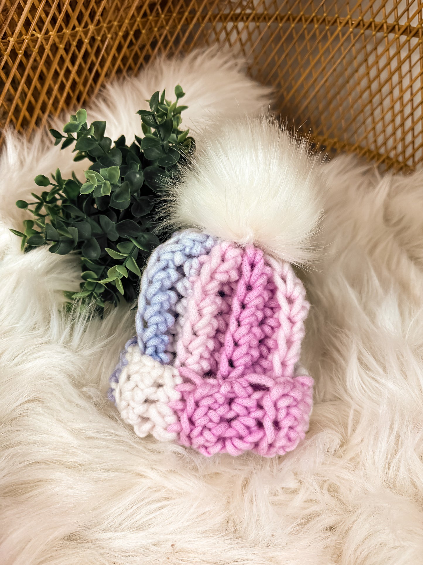 Hart Strings Baby Chunky Crochet Toque - Brights Collection