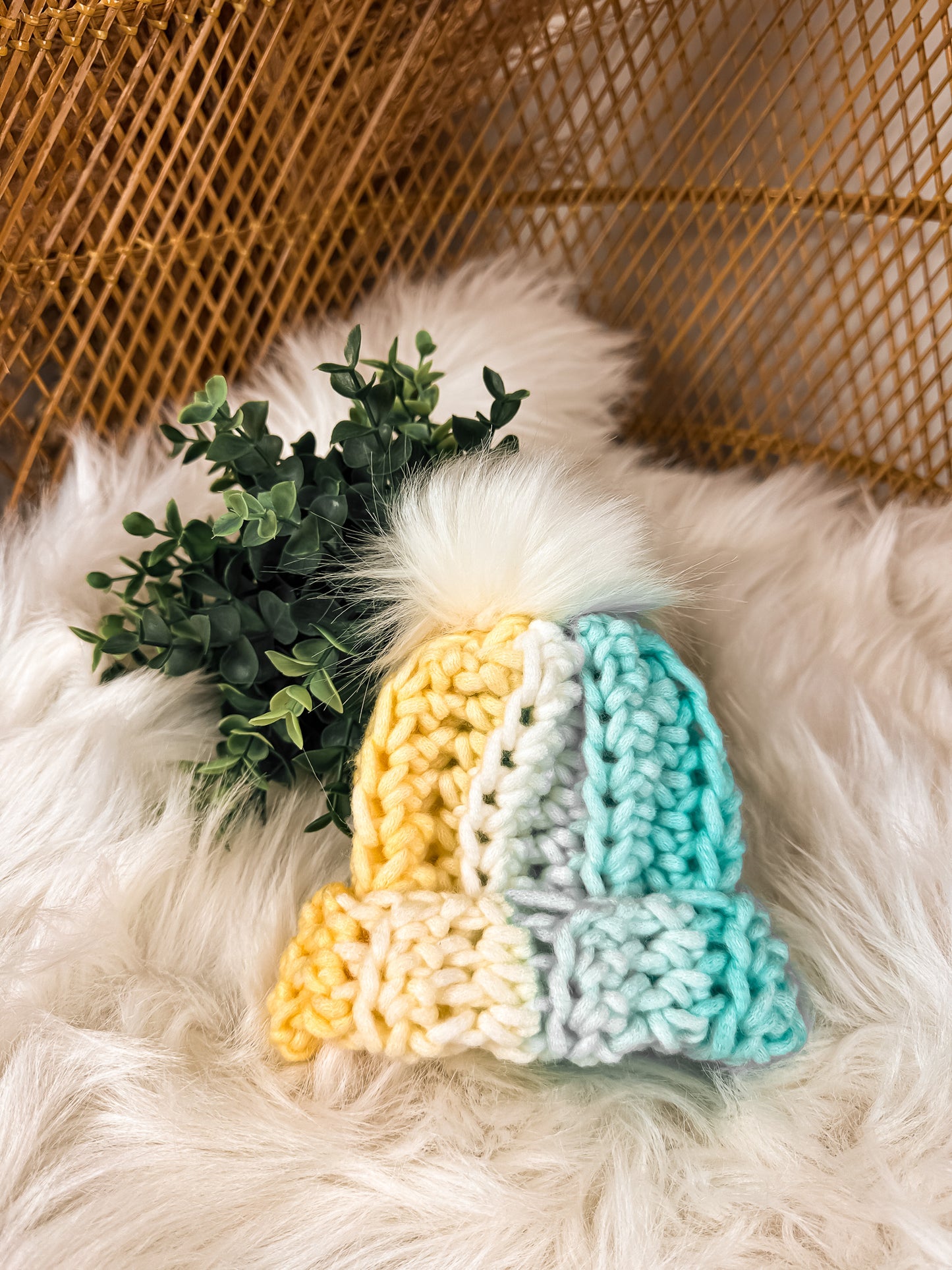 Hart Strings Baby Chunky Crochet Toque - Brights Collection