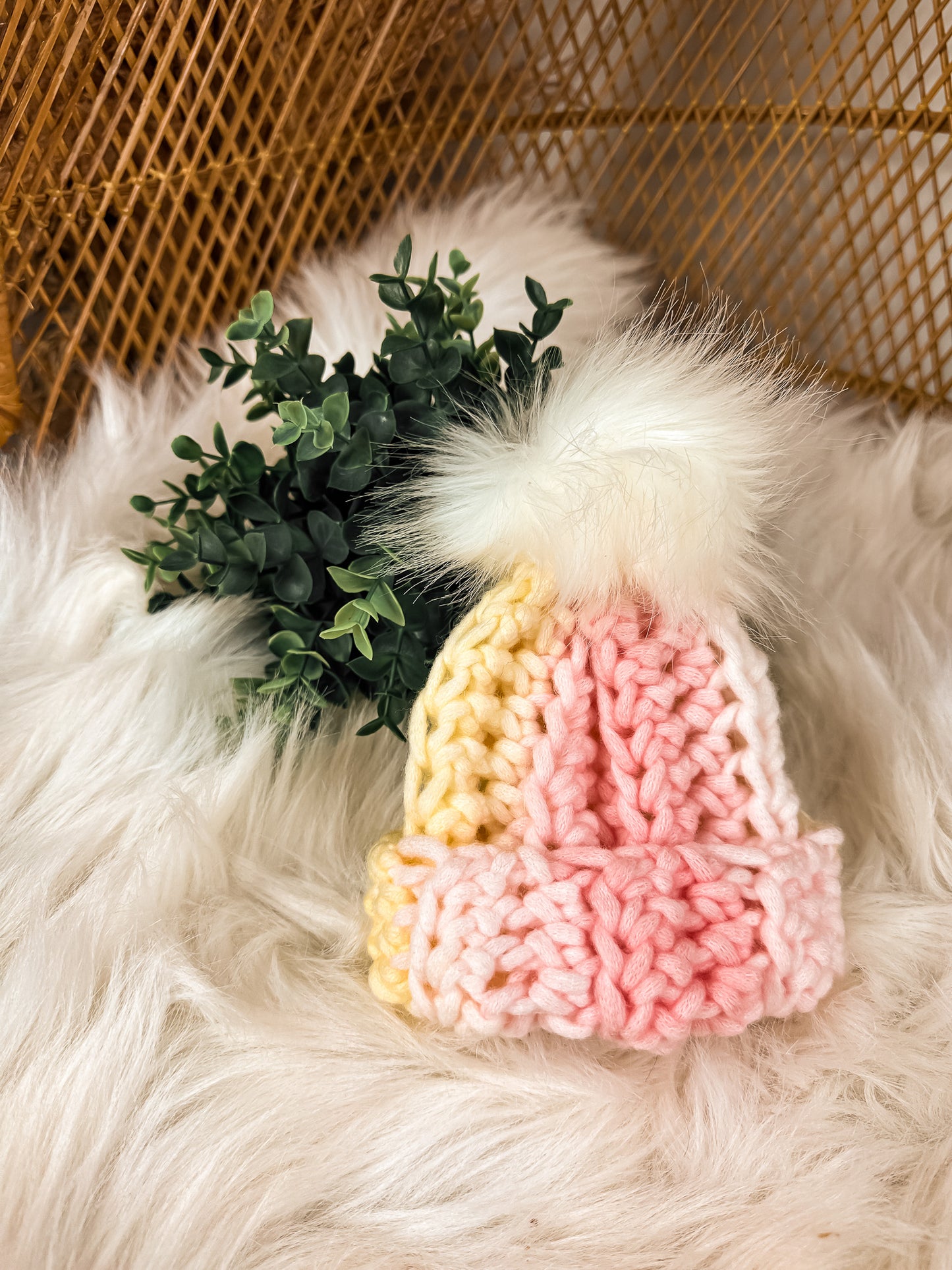 Hart Strings Baby Chunky Crochet Toque - Brights Collection