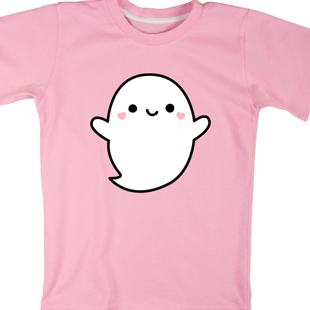 Hart Strings Kawaii Ghost  T-Shirt