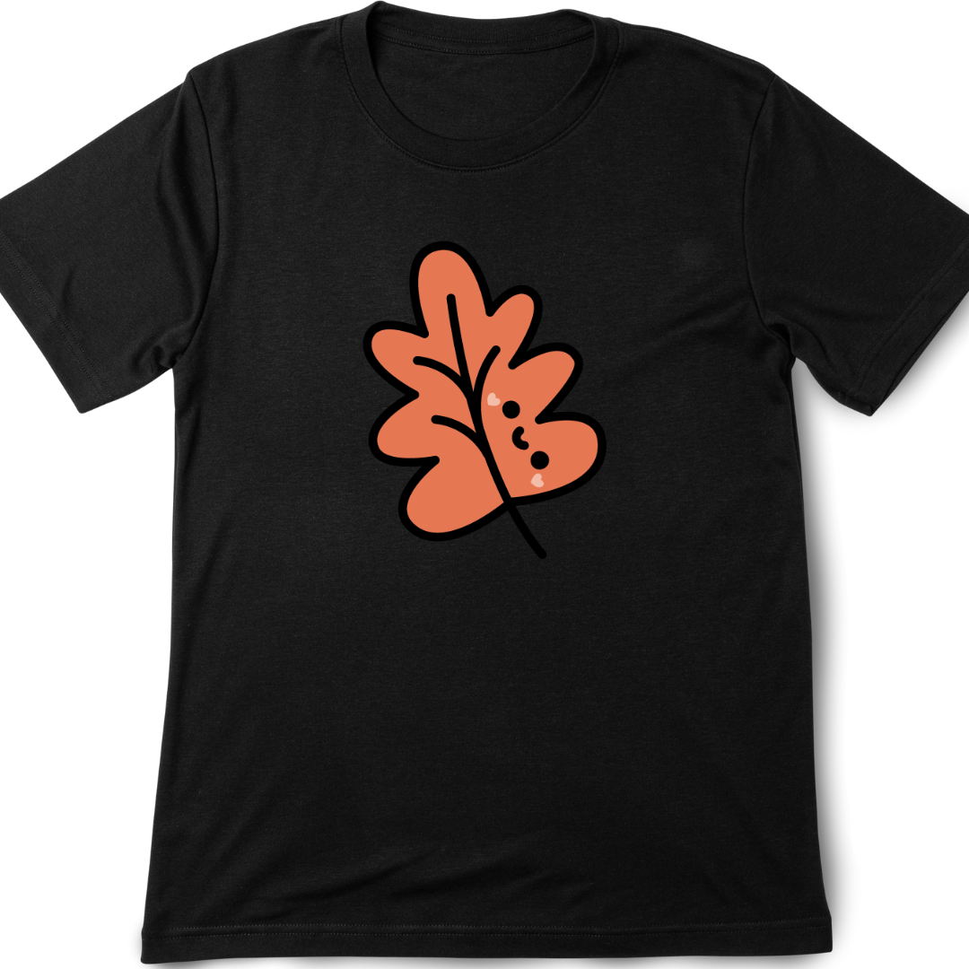 Hart Strings Kawaii Leaf T-Shirt