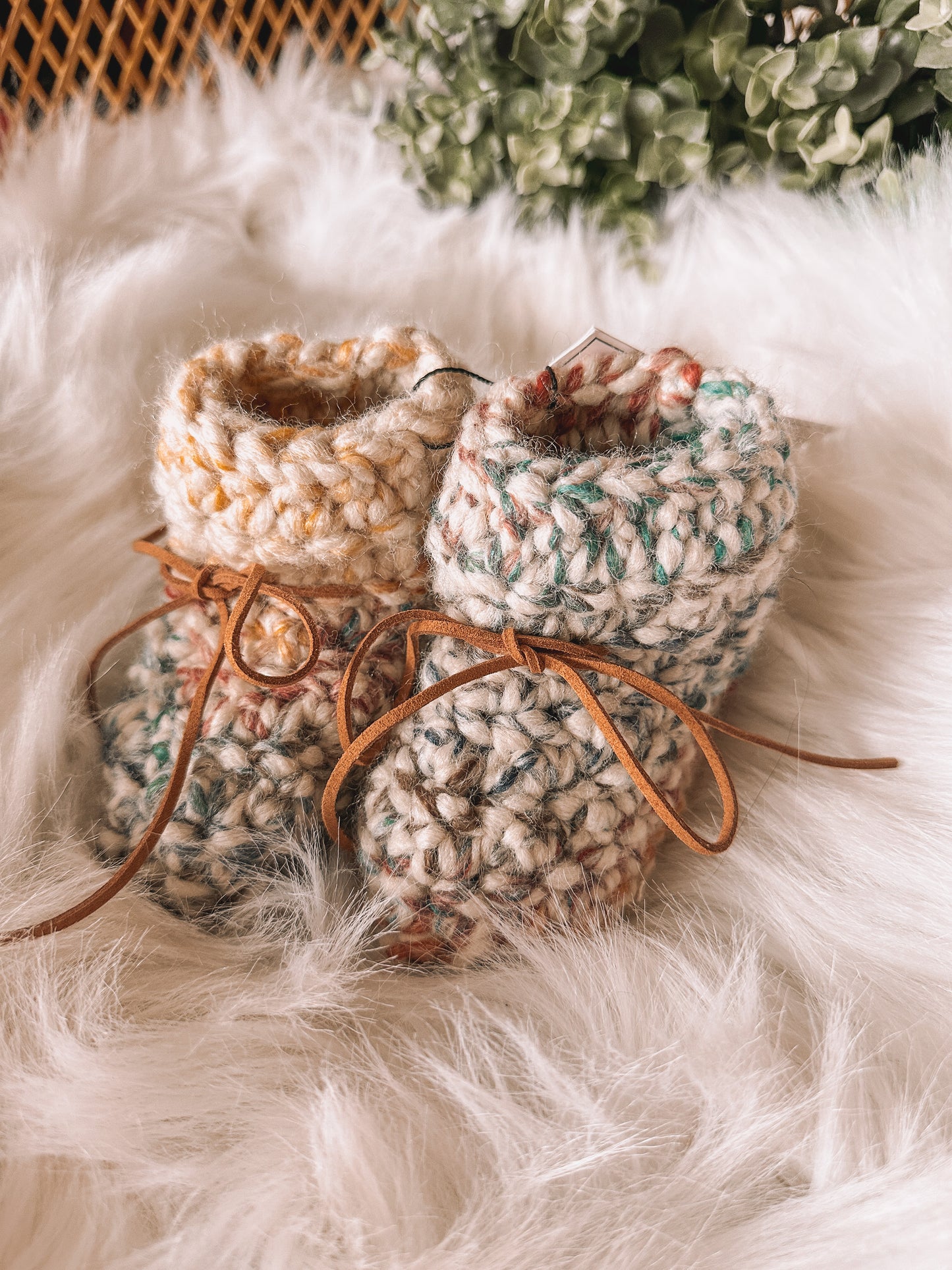 Hart Strings Crochet Baby Bootie Assorted